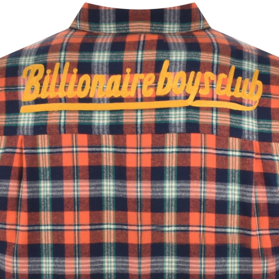 Billionaire Boys Club Check Overshirt Orange | Mainline Menswear us
